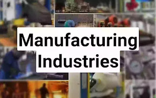 NCERT solutions of class 10 Geography Manufacturing Industries