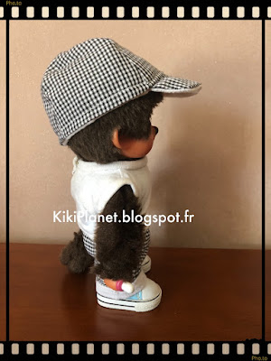 kiki monchhichi vintage couture vêtement casquette fait main handmade