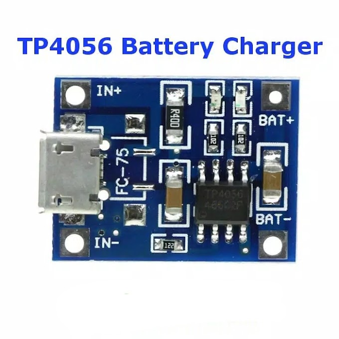 TP4056  dan TP5100 modul cas charger batrai hape ponsel atau 18650 1A ampere dan 2A ampere