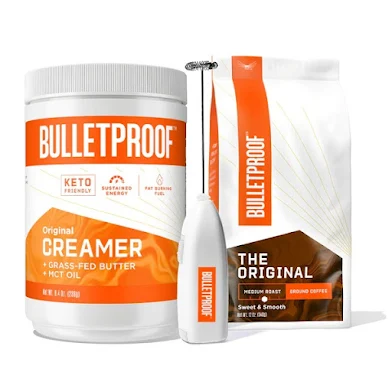 BULLETPROOF STARTER KIT Ground Coffee, Creamer, and Coffee Frother