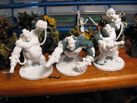 Kriegaffen, Converted Reaper Bones Ape-X, Weird War II pulp miniatures