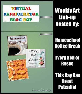 Virtual Refrigerator art link-up hosted by Homeschool Coffee Break @ kympossibleblog.blogspot.com