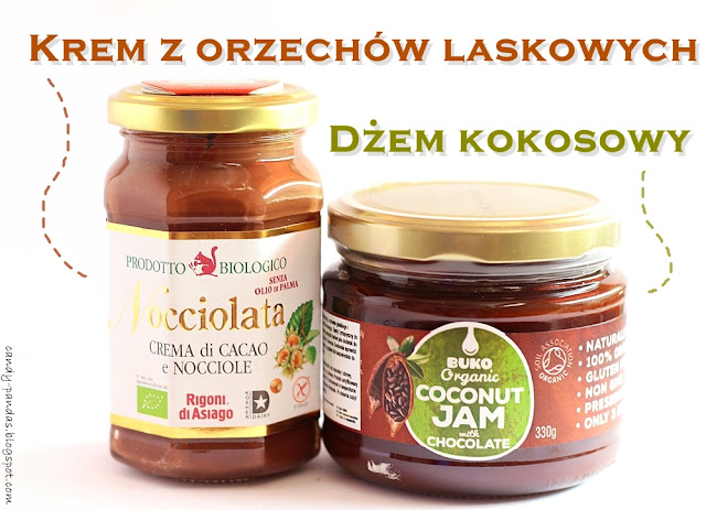 Krem z orzechów laskowych i dżem kokosowy – Nocciolata, Buko Organic