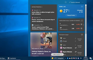 disattivare meteo windows