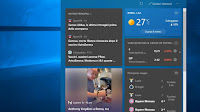 Attiva o disattiva Meteo e notizie sulla barra di Windows 10 e 11