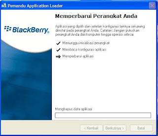 Aplikasi loader,os blackberry berhasil terinstall