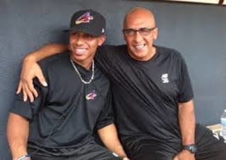 Francisco Lindor With His Father