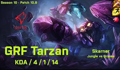 GRF Tarzan Skarner JG vs Graves - KR 10.8