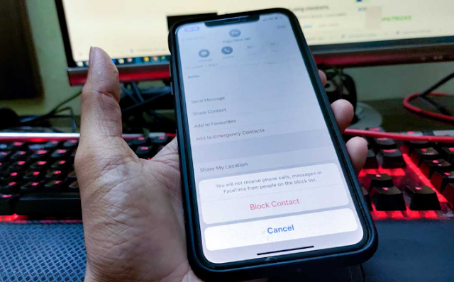 Cara Memblokir dan Membuka Blokir Nomor di Hp iPhone 2