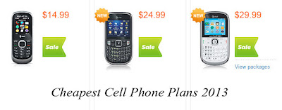 Cheapest Cell Phone Plans 2013