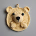 Free Crochet Bear Tea Coaster Pattern