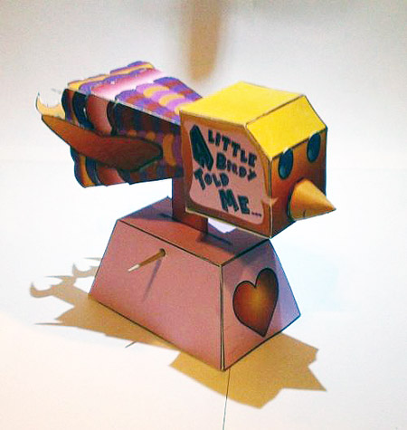 Little Birdie Paper Toy