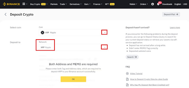 Binance trading platform