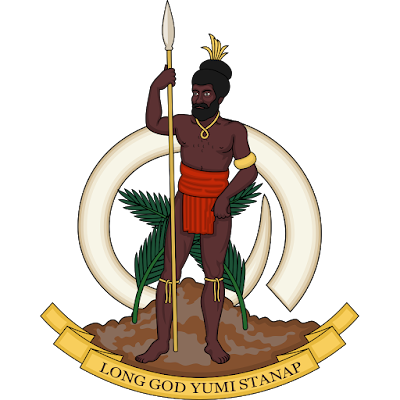 Coat of arms - Flags - Emblem - Logo Gambar Lambang, Simbol, Bendera Negara Vanuatu