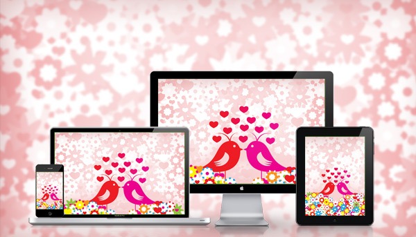 The Love Birds Wallpaper