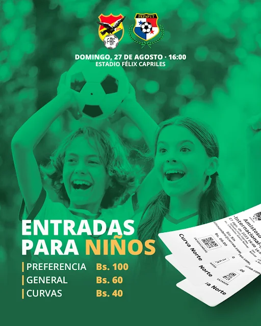 Venta de Entradas Bolivia vs Panama