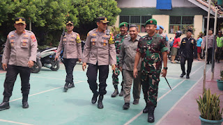 Patroli Bersama Ops Lilin Maung 2023 : Kapolres Pandeglang dan Forkopimda Pastikan Ibadah Natal Berjalan Lancar