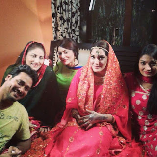 Zainab Ahmed as Assi On Location Pictures hum tv