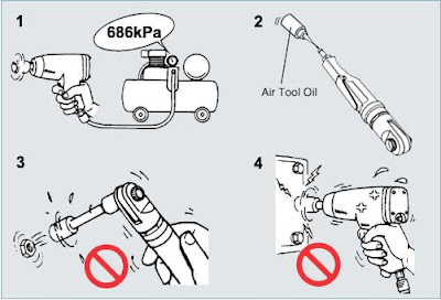 cara menggunakan impact wrench