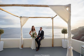 Wedding Inspiration- Oia, Santorini Greece wedding. Photo by Ventouris Photography