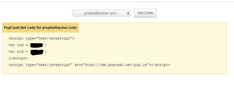popcash get code