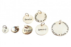 hand stamped charms