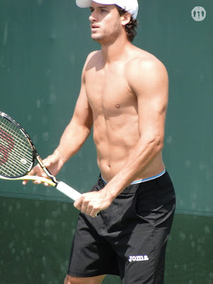 Feliciano Lopez Shirtless at Miami Open 2010