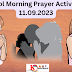School Morning Prayer Activities - 11.09.2023