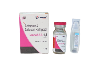 Ceftriaxone & Sulbactam for injection | Foncef-SB Injection