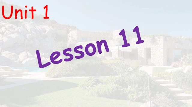 حل درس Lesson 11 اللغة الإنجليزية للصف الخامس