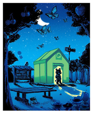 Animal Crossing “Let’s Talk Infrastructure” UnReal Estate Screen Print by Tim Doyle x Spoke Art