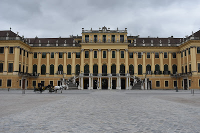 Palácio de Schönbrunn em Viena, Austria fachada exterior