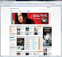 Page Internet du Nokia Music Store.