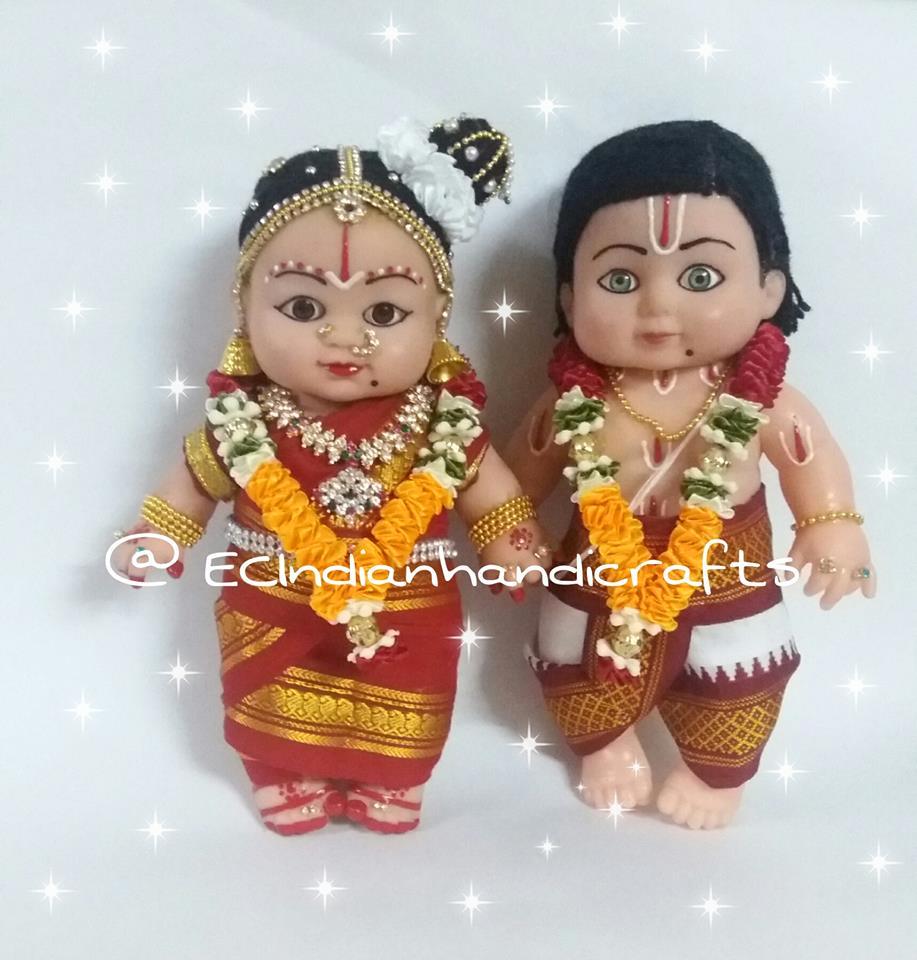 Ec Indian Handicrafts Marapachi Rubber Doll Decorations Chubby