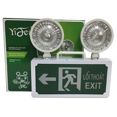 Đèn chiếu sáng sự cố kết hợp biển Exit chỉ dẫn YIFEI YF-203