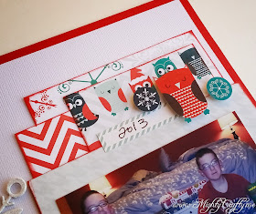 Merry Christmas layout for Sketch N Scrap -- www.MightyCrafty.me