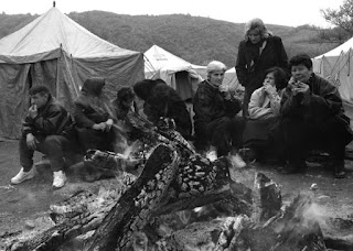 Refugiados kosovos en 1999