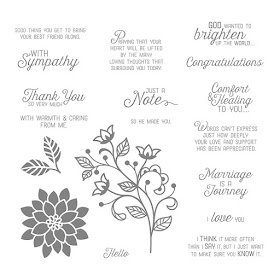 Flourishing phrases stamp set by Stampin' Up!