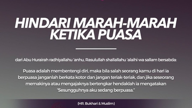 Apakah Marah Membatalkan Puasa? - BERDAKWAH