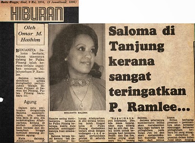 Saloma Disaat Akhir Kematiannya