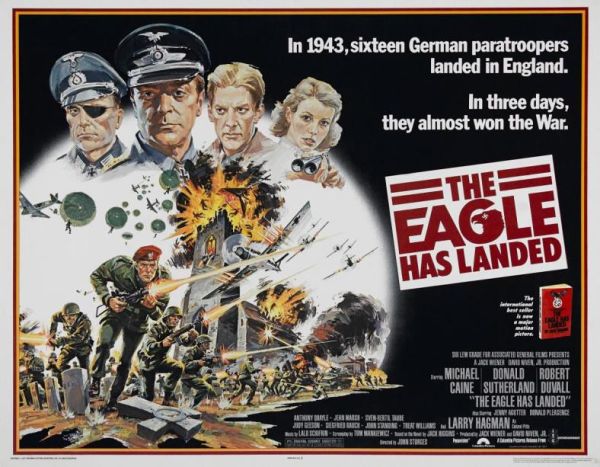 Original film poster for The Eagle Has Landed, 1976