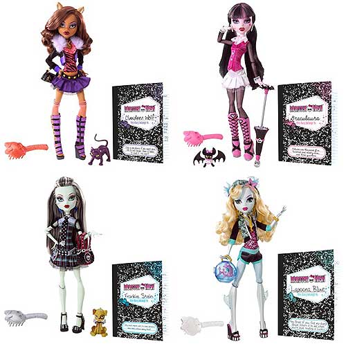 The Monster High Doll Assortment Case of 6 individually packaged dolls sells