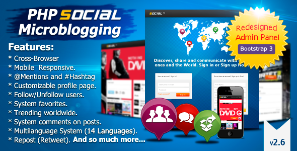 Microblogging Sosyal Medya Scripti (Farklı Dil Seçeneği + Twitter Clone)