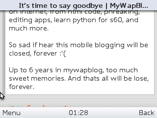 MyWapblog shut down