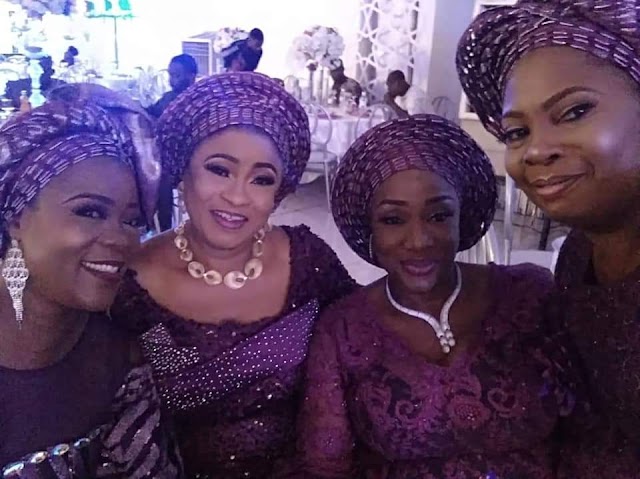AT THE CLASSY WEDDING OF LAGOS CELEB COUPLE JIDE AND YEWANDE ANDRE'S DAUGHTER IN LAGOS