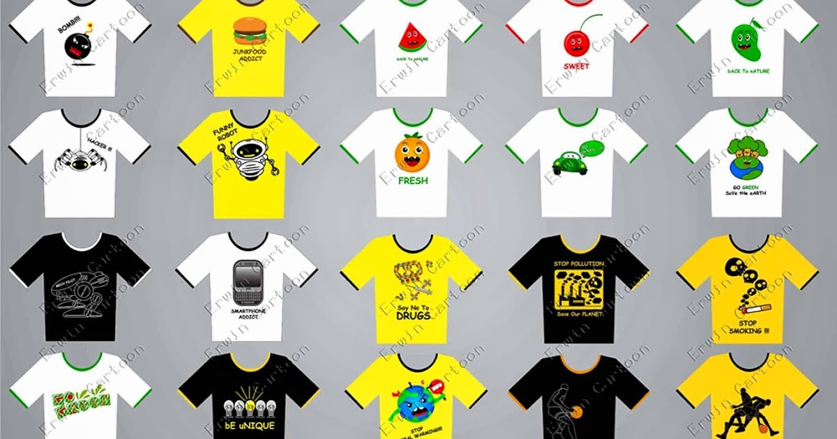 Free Download 50 Cartoon Character for Your T-Shirt Design 