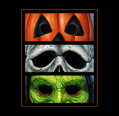 Eyes Without A Face “Trick Or Treat Trio” T-Shirt by Jason Edmiston x Rucking Fotten