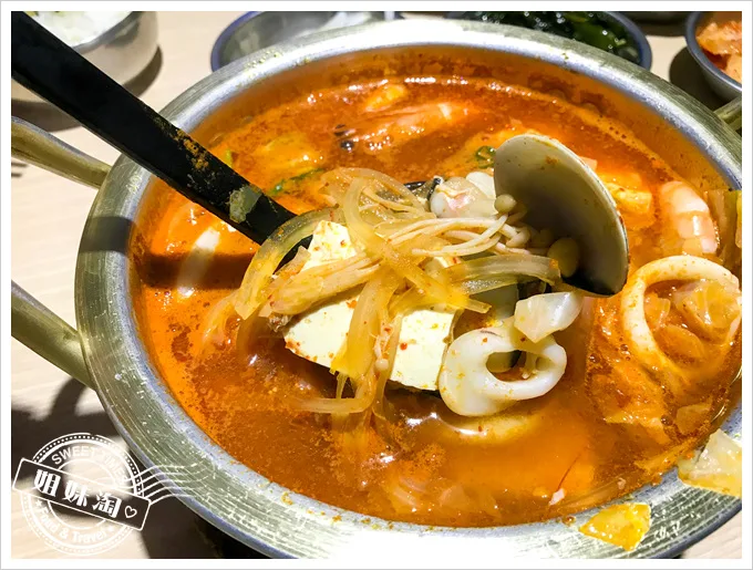 油蔥酥韓國烤肉村菜單海鮮豆腐鍋