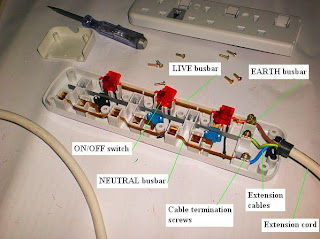 Electrical Installation Wiring Pictures: Electrical socket extension unit