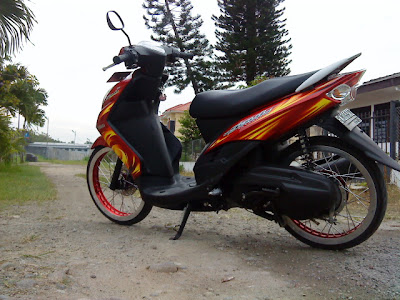 Mio Pelek 17 tdr   Pelek 17 Yamaha Mio aliran Thai Look Style